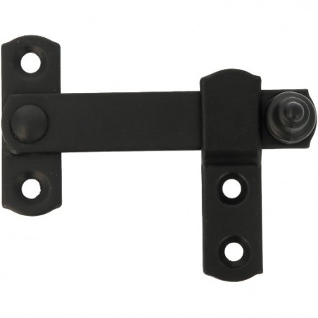 AMIG 10649  
 Aldabilla 1  
 80 x 46 mm  
 Acero  
 Negro