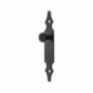AMIG 10659  
 Escudo tirador 100  
 146 x 30 x 1,5 mm  
 Acero  
 Negro