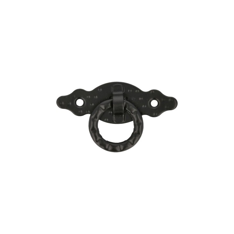 AMIG 10664  
 Tirador 1000  
 80 x 28 x 1,5 mm  
 Acero  
 Negro