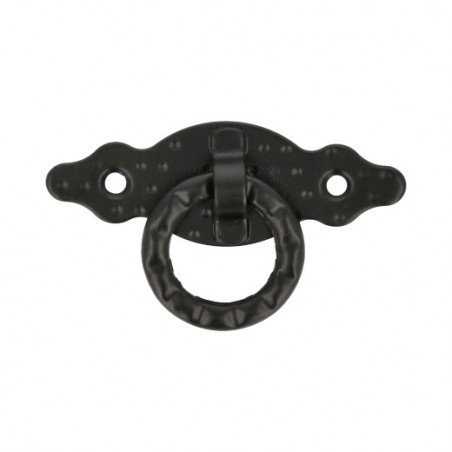 AMIG 10664  
 Tirador 1000  
 80 x 28 x 1,5 mm  
 Acero  
 Negro