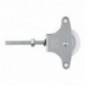 AMIG 1067  
 Polea plástico 11  
 M6 x 60 mm  
 Acero  
 Zincado