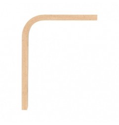 AMIG 10682  
 Palomilla de madera 16  
 250 x 200 x 23 x 12 mm  
 Madera  
 Haya