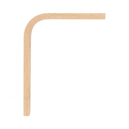 AMIG 10682  
 Palomilla de madera 16  
 250 x 200 x 23 x 12 mm  
 Madera  
 Haya