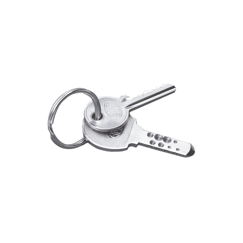 AMIG 1070  
 Llavero anilla 1  
 Ø20, 25, 30 mm  
 Acero  
 Niquelado