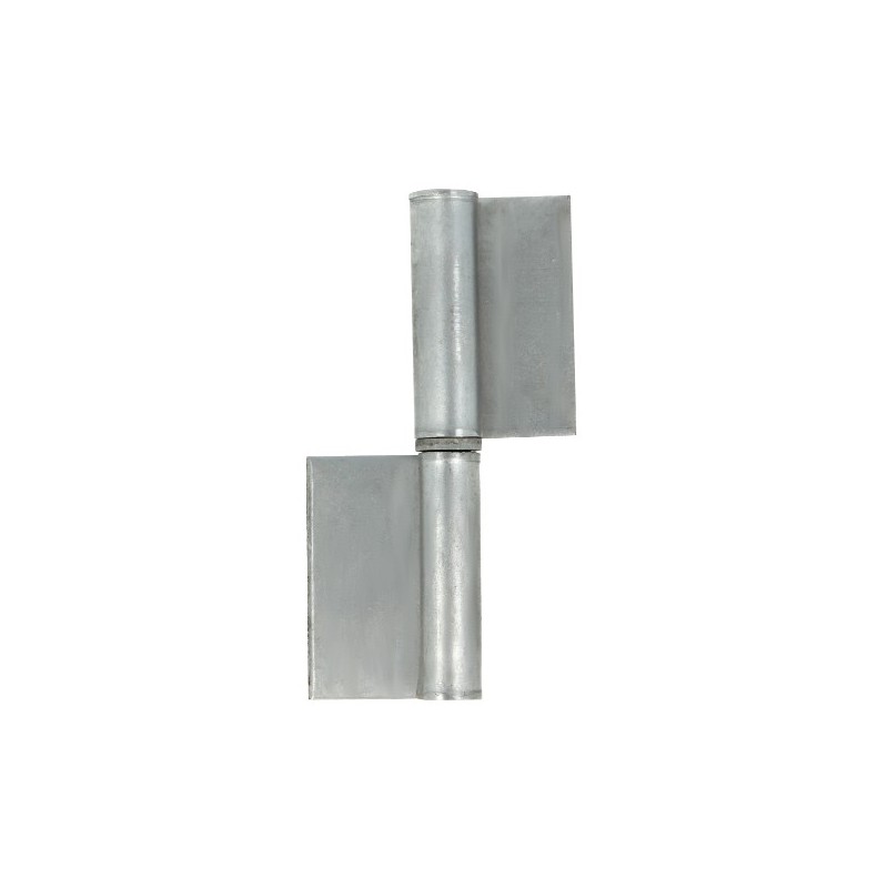 AMIG 10753  
 Pernio de soldar 1  
 80 x 50 x 1,8 mm  
 Acero  
 Pulido - Izquierda