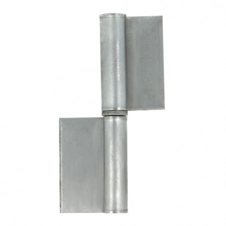 AMIG 10753  
 Pernio de soldar 1  
 80 x 50 x 1,8 mm  
 Acero  
 Pulido - Izquierda