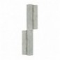 AMIG 10754  
 Pernio de soldar 2  
 80 x 22 x 1,8 mm  
 Acero  
 Pulido - Derecha