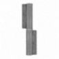 AMIG 10755  
 Pernio de soldar 2  
 80 x 22 x 1,8 mm  
 Acero  
 Pulido - Izquierda