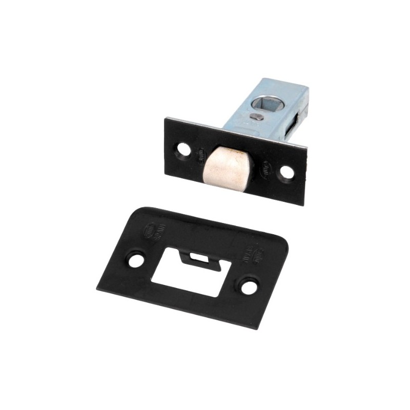 AMIG 10782  
 Picaporte 6  
 35 mm  
 Acero  
 Negro