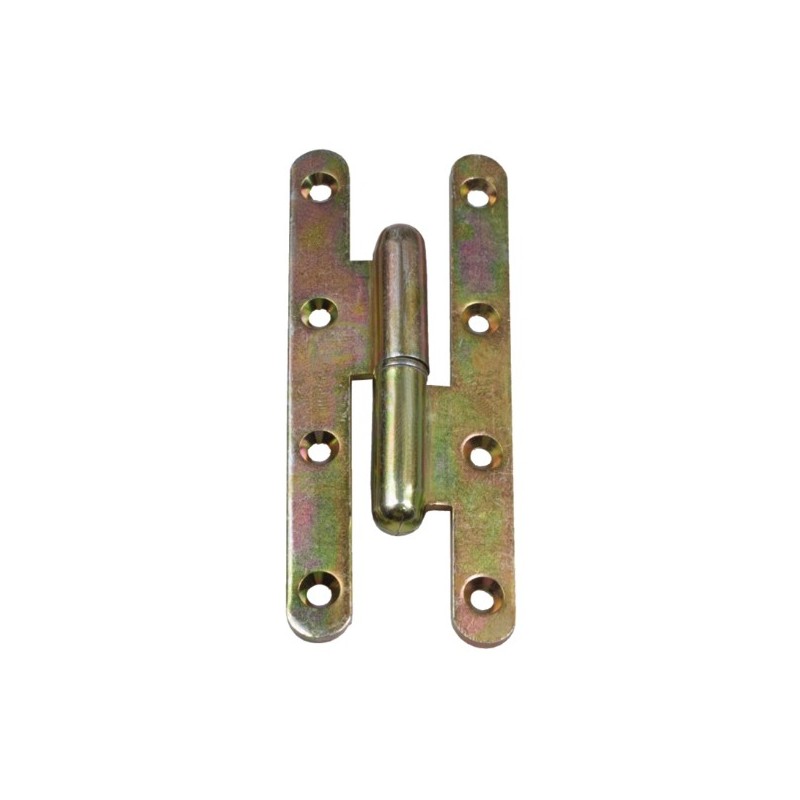 AMIG 10823  
 Pernio 505  
 110 x 55 x 3 mm  
 Acero  
 Bicromatado - Izquierda
