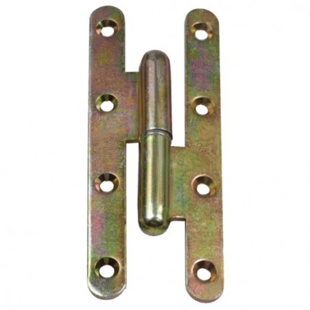 AMIG 10823  
 Pernio 505  
 110 x 55 x 3 mm  
 Acero  
 Bicromatado - Izquierda