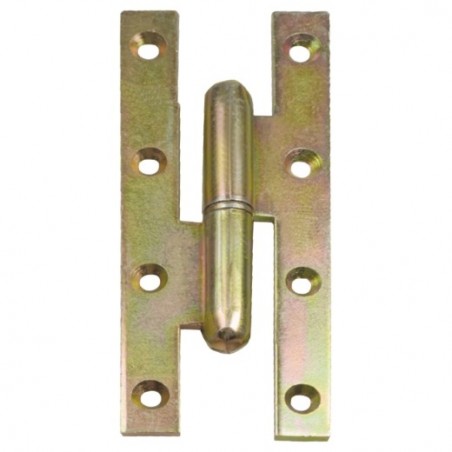 AMIG 10831  
 Pernio 503  
 140 x 55 x 3 mm  
 Acero  
 Bicromatado - Izquierda
