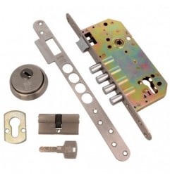 AMIG 10848  
 Cerradura 101 (60)  
 60/85  
 Acero inoxidable 18/8  
 Mate
