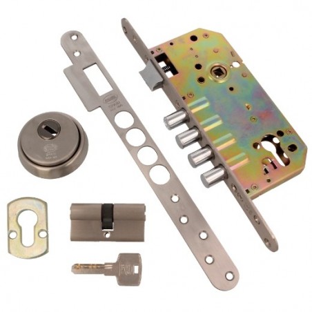 AMIG 10848  
 Cerradura 101 (60)  
 60/85  
 Acero inoxidable 18/8  
 Mate