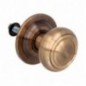 AMIG 10855  
 Pomo puerta de entrada 53  
 Ø70 mm  
 Latón  
 Cuero