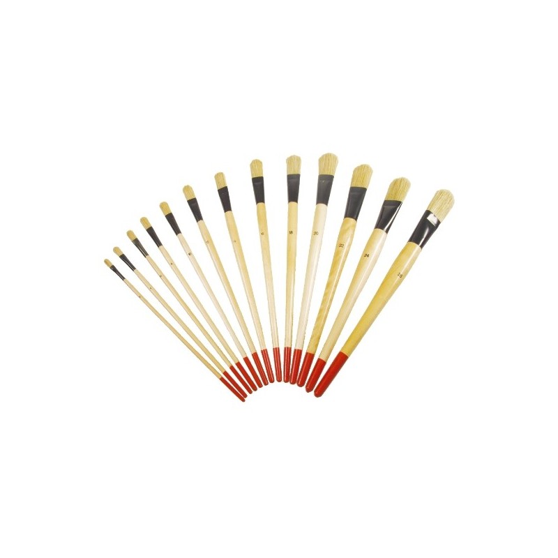 AMIG 10948  
 Pincel plano 4210  
 nº 18  
 Mango madera