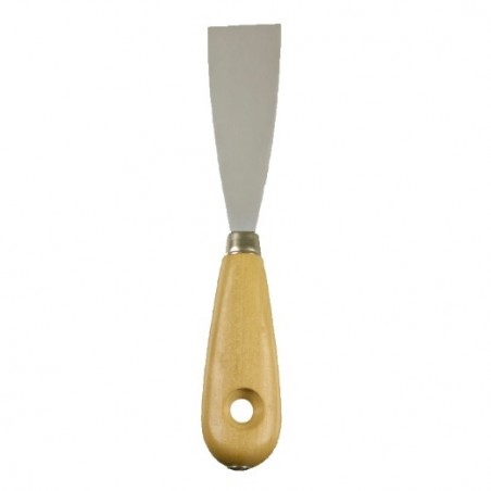 AMIG 10969  
 Espátula 4610  
 70 mm  
 Acero  
 Mango madera