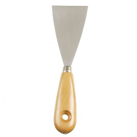 AMIG 10973  
 Espátula inox 4620  
 40 mm  
 Acero inoxidable  
 Mango madera