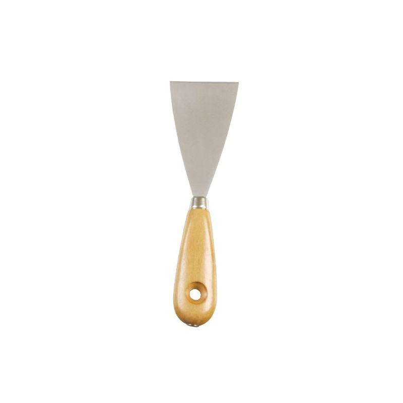 AMIG 10979  
 Espátula inox 4620  
 100 mm  
 Acero inoxidable  
 Mango madera