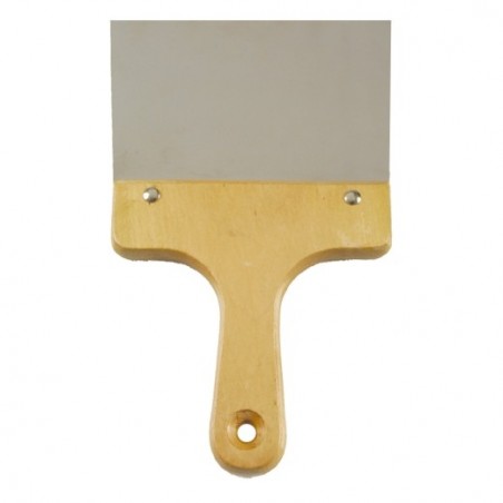 AMIG 10991  
 Espátula emplastecer inox 4640  
 200 mm  
 Acero inoxidable  
 Mango madera