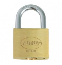 AMIG 1102   Candado 1   15 mm   Latón   Mate