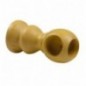 AMIG 11079  
 Soporte frente para esquina 211  
 Ø30 x 110 mm  
 Madera  
 Teka
