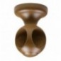 AMIG 11091  
 Soporte techo para esquina 291  
 Ø30 x 80 mm  
 Madera  
 Nogal