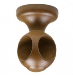 AMIG 11093  
 Soporte techo para esquina 291  
 Ø30 x 80 mm  
 Madera  
 Blanco