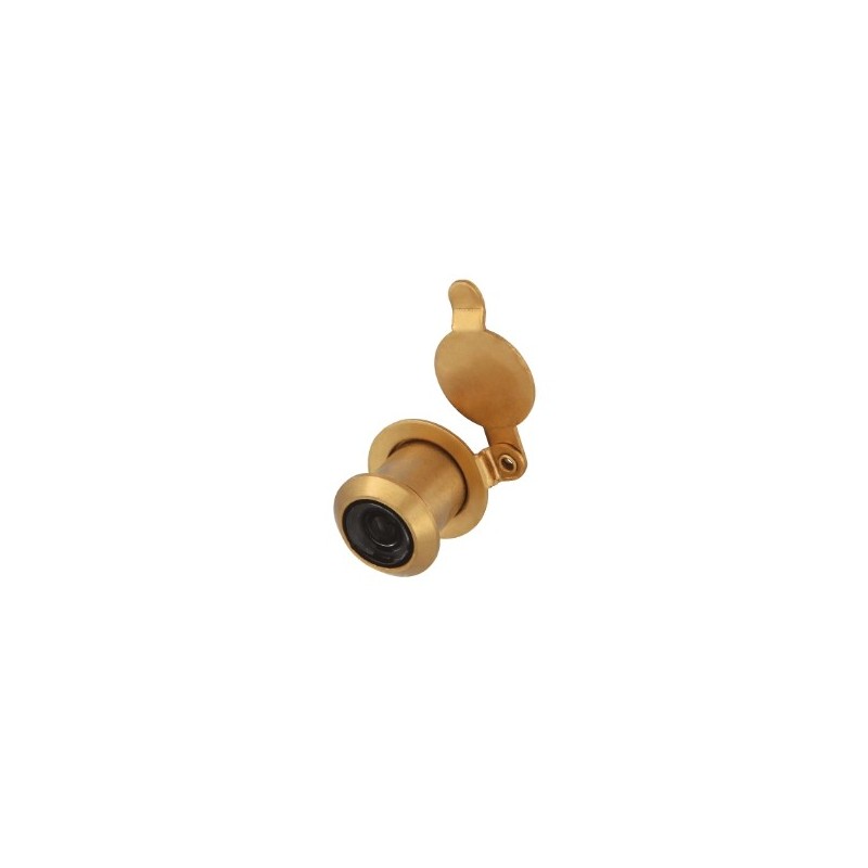 AMIG 1117  
 Mirilla para puerta 6  
 Ø12 10-15 mm  
 Latón  
 Pulido