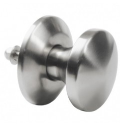 AMIG 11178  
 Pomo puerta de entrada 20  
 Ø80 mm  
 Acero inoxidable 18/8  
 Mate