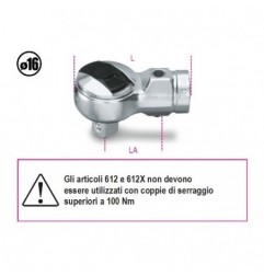 614 Carraca reversible para barra dinamométrica