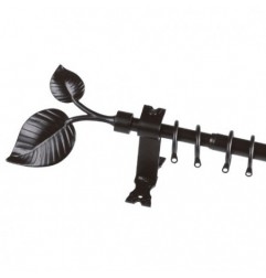 AMIG 11230  
 Conjunto pared 703  
 Ø20 mm x 1,2/2 m  
 Acero  
 Negro