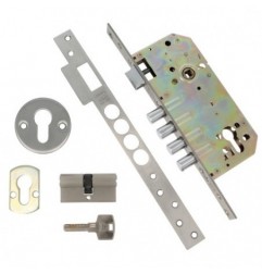 AMIG 11242  
 Cerradura 120  
 50/85  
 Acero inoxidable 18/8  
 Mate