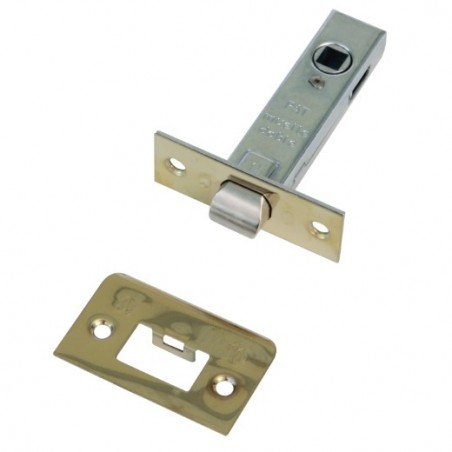AMIG 1146  
 Picaporte 12  
 45 mm  
 Acero  
 Latonado barnizado