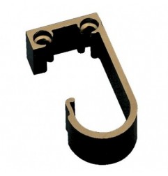 AMIG 1149  
 Soporte tubo armario 5  
 Ø16 mm  
 Aluminio  
 Bronceado