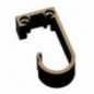 AMIG 1151  
 Soporte tubo armario 6  
 Ø20 mm  
 Aluminio  
 Bronceado