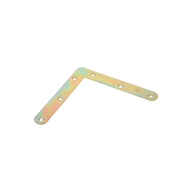 AMIG 1162  
 Escuadra plana 2  
 120 x 17 x 1,2 mm  
 Acero  
 Bicromatado