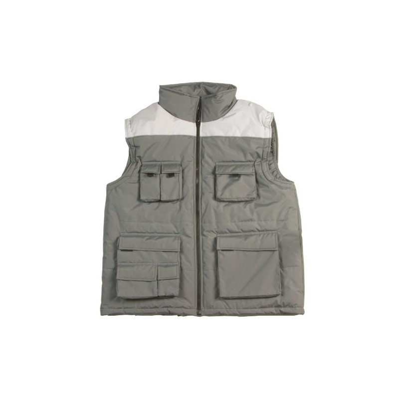 AMIG 11797  
 Chaleco 17304  
 XXL  
 Pongee-PVC  
 Gris
