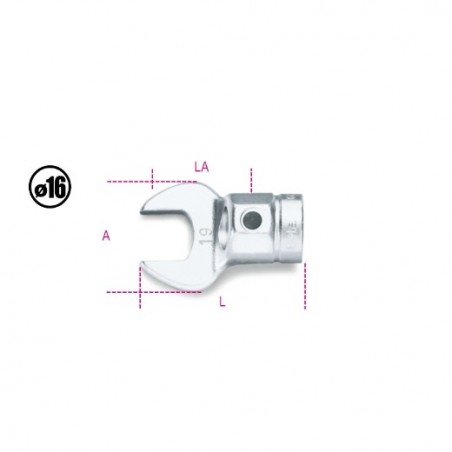 642 12 Llave fija para barra dinamométrica