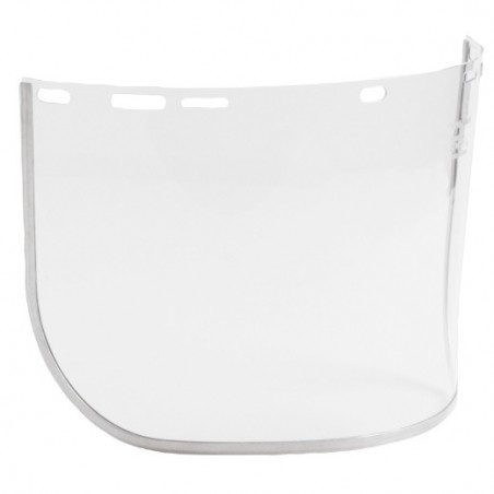 AMIG 11829  
 Visor policarbonato con ribete de aluminio 13412  
 400 x 205 mm  
 Policarbonato  
 Incoloro
