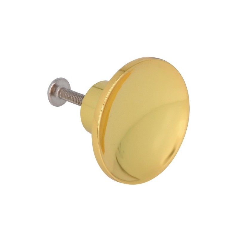 AMIG 1183  
 Tirador 31  
 Ø40 mm  
 Zamak  
 Latonado barnizado
