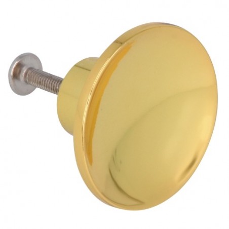 AMIG 1183  
 Tirador 31  
 Ø40 mm  
 Zamak  
 Latonado barnizado