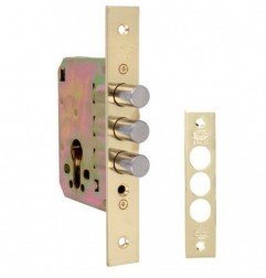 AMIG 11836  
 Cerradura 102  
 50 mm  
 Acero  
 Latonado barnizado