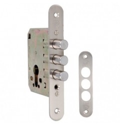 AMIG 11837  
 Cerradura 103  
 50 mm  
 Acero  
 Cromado mate