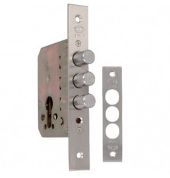 AMIG 11838  
 Cerradura 102  
 50 mm  
 Acero  
 Cromado mate