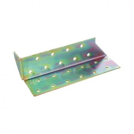 AMIG 11846  
 Soporte para viga 355  
 150 x 40 x 63 x 2 mm  
 Acero  
 Bicromatado - Izquierda