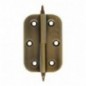 AMIG 11880  
 Bisagra 1060  
 60 x 40 x 2 mm  
 Latón  
 Cuero - Izquierda