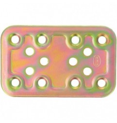 AMIG 12118  
 Placa 500  
 80 x 50 x 2,2 mm  
 Acero  
 Bicromatado