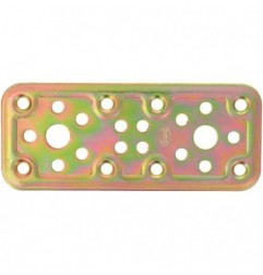 AMIG 12119  
 Placa 500  
 120 x 50 x 2,2 mm  
 Acero  
 Bicromatado