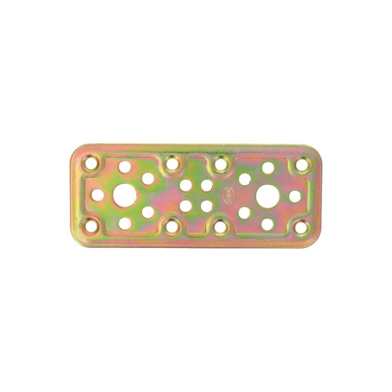 AMIG 12119  
 Placa 500  
 120 x 50 x 2,2 mm  
 Acero  
 Bicromatado